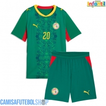 Camisa de time de futebol Senegal Habib Diallo #20 Replicas 2º Equipamento Infantil Mundo 2026 Manga Curta (+ Calças curtas)